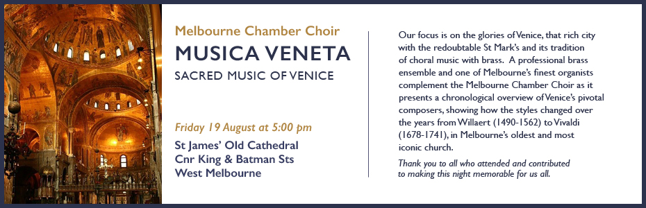 musica veneta choral music of venice concert melbourne
